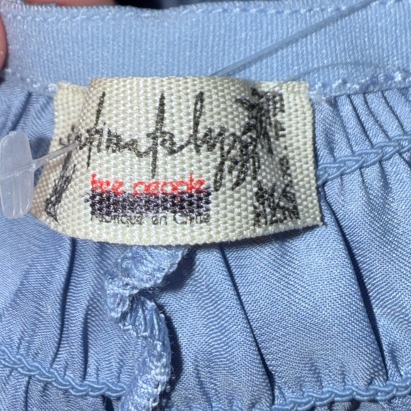 New- Free People Ruched Satin Shorties - Picture 6 of 7